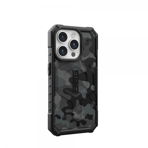 Urban Armor Gear (UAG) iPhone 15 Pro -suojakuori Pathfinder SE MagSafe Midnight Camo