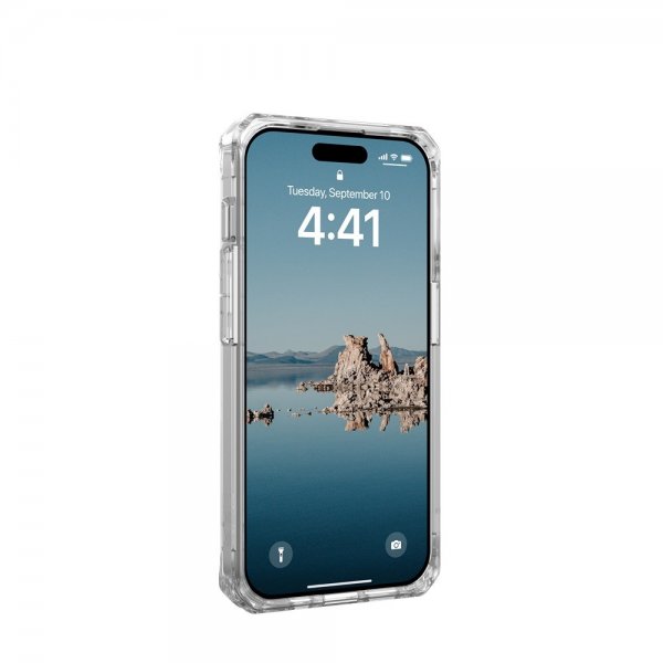 Urban Armor Gear (UAG) iPhone 15 Pro -suojakuori Plyo MagSafe Ice Silver