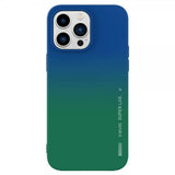 X-Level iPhone 15 Pro -kuori Rainbow Series Vihreä