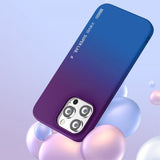X-Level iPhone 15 Pro -kuori Rainbow Series Vihreä