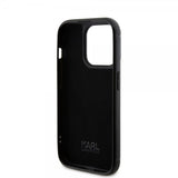 Karl Lagerfeld iPhone 15 Pro Kuori Rhinestone Silver