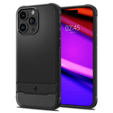 Spigen iPhone 15 Pro -suojakuori, Rugged Armor MagFit, mattamusta