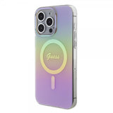 Guess iPhone 15 Pro -kuori Script MagSafe, vaaleanpunainen