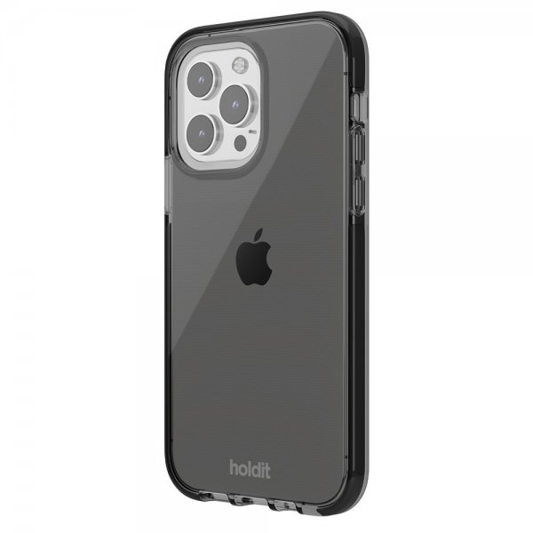 Holdit iPhone 15 Pro Kuori Seethru Musta