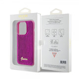 Guess iPhone 15 Pro -kuori Sequin Fuschia