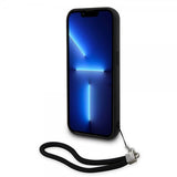 Karl Lagerfeld iPhone 15 Pro Kuori Paljetti Musta