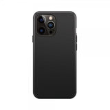 Xqisit iPhone 15 Pro -silikonikuori, musta
