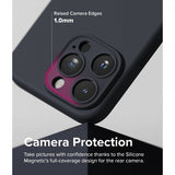 Ringke iPhone 15 Pro Kuori Silikoni Magneettinen Syvänsininen