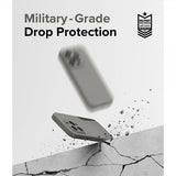 Ringke iPhone 15 Pro -silikonisuojakuori Magneettinen Harmaa