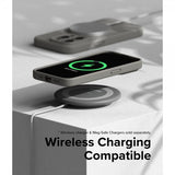 Ringke iPhone 15 Pro -silikonisuojakuori Magneettinen Harmaa