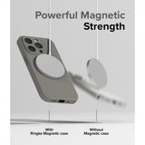 Ringke iPhone 15 Pro -silikonisuojakuori Magneettinen Harmaa