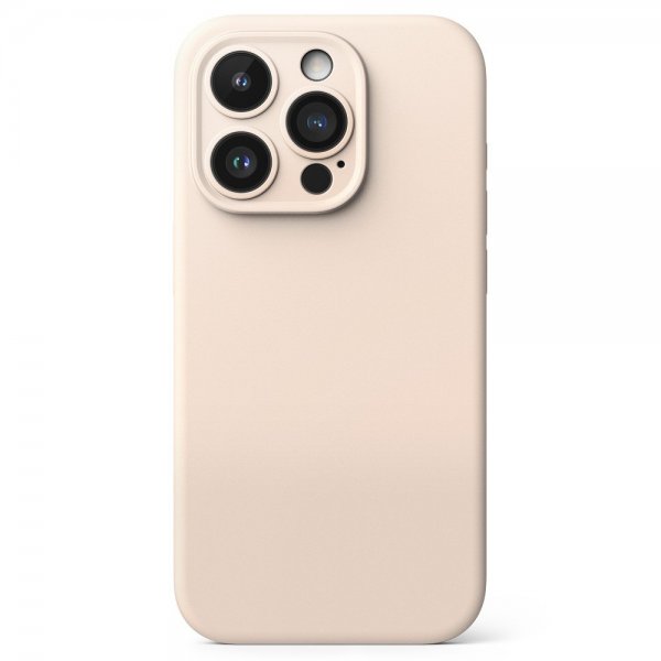 Ringke iPhone 15 Pro kuori, silikonia, magneettinen, Pink Sand