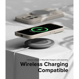Ringke iPhone 15 Pro -silikonisuojakuori magneetilla Stone