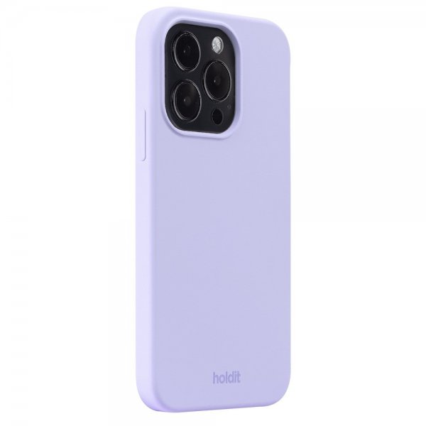 Holdit iPhone 15 Pro Silikonikuori Lavender