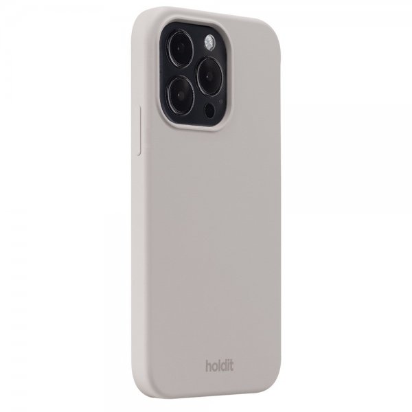 Holdit iPhone 15 Pro Silikonikuori Taupe