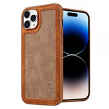 X-Level iPhone 15 Pro Kuori Yhdistetty Ruskea