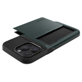 Spigen iPhone 15 Pro Kuori Slim Armor CS Abyss Green
