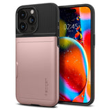 Spigen iPhone 15 Pro -suojakuori Slim Armor CS Rose Gold