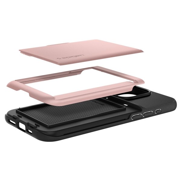 Spigen iPhone 15 Pro -suojakuori Slim Armor CS Rose Gold
