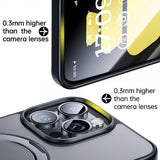 Baseus iPhone 15 Pro -suojakuori, Smart Ring -sarja, MagSafe, musta