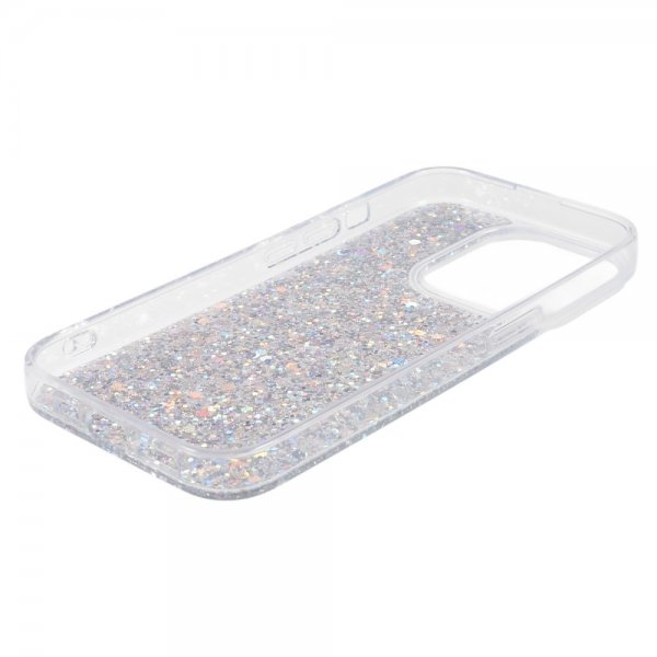 Nordic Covers iPhone 15 Pro Kuoret Sparkle Series Stardust Silver