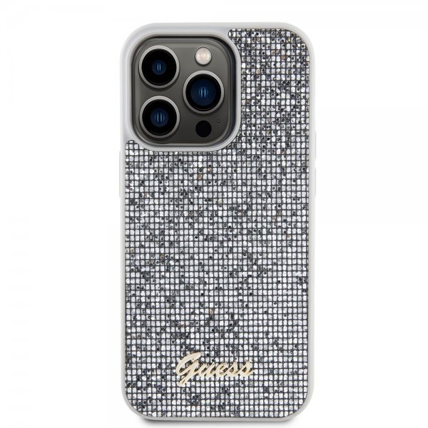 Guess iPhone 15 Pro Kuoret Square Mirror Silver