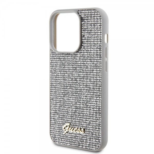 Guess iPhone 15 Pro Kuoret Square Mirror Silver