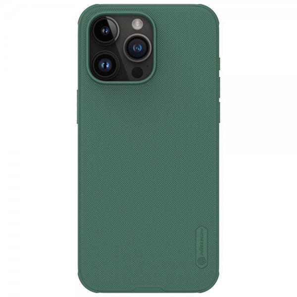 Nillkin iPhone 15 Pro Kuori Super Frosted Shield Pro Vihreä