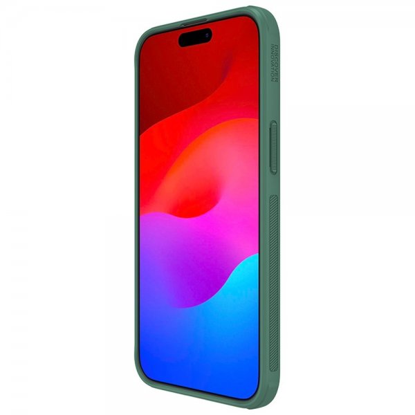 Nillkin iPhone 15 Pro Kuori Super Frosted Shield Pro Vihreä