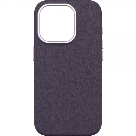 Otterbox iPhone 15 Pro Symmetry -suojakuori kaktusnahkaa MagSafe Plum Luxe