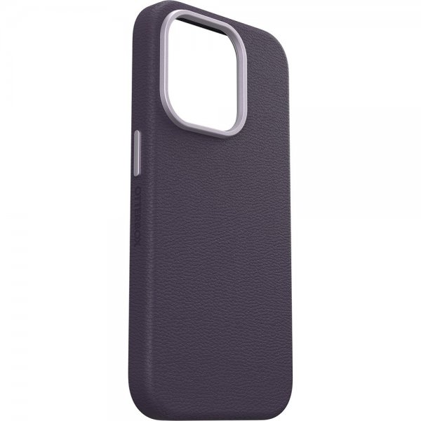 Otterbox iPhone 15 Pro Symmetry -suojakuori kaktusnahkaa MagSafe Plum Luxe