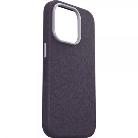 Otterbox iPhone 15 Pro Symmetry -suojakuori kaktusnahkaa MagSafe Plum Luxe