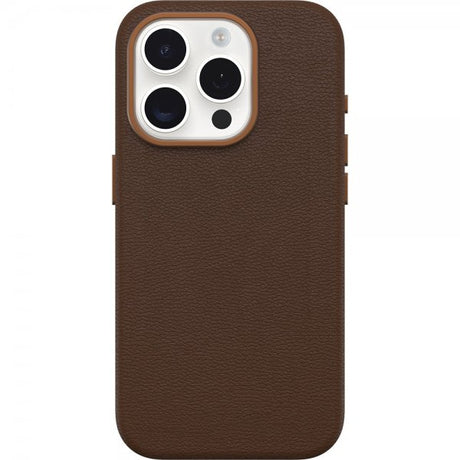 Otterbox iPhone 15 Pro -kuori Symmetry Cactus Leather MagSafe Rich Adobe
