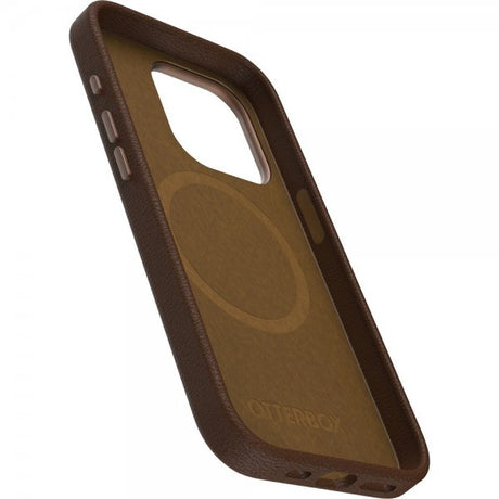 Otterbox iPhone 15 Pro -kuori Symmetry Cactus Leather MagSafe Rich Adobe