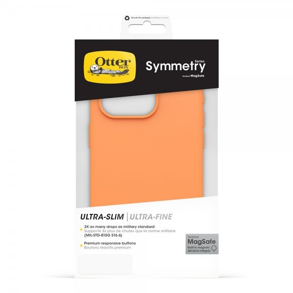 Otterbox iPhone 15 Pro -suojakuori Symmetry MagSafe Sunstone