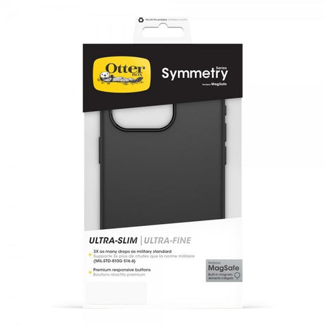 Otterbox iPhone 15 Pro -suojakuori Symmetry MagSafe Musta