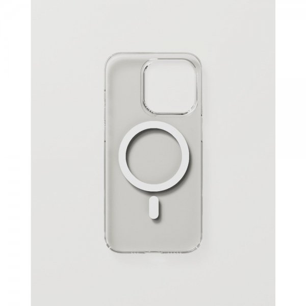 Nudient iPhone 15 Pro -ohutkotelo MagSafe läpinäkyvä
