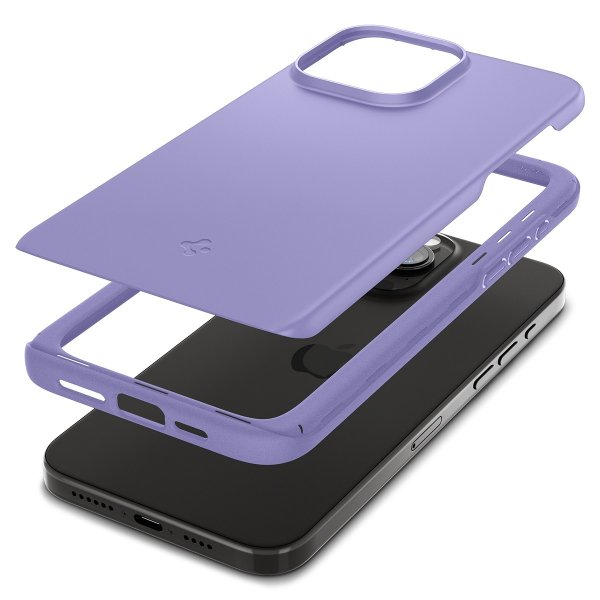 Spigen iPhone 15 Pro -suojakuori Thin Fit Iris Purple