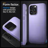 Spigen iPhone 15 Pro -suojakuori Thin Fit Iris Purple