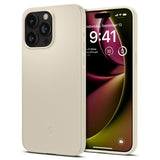 Spigen iPhone 15 Pro -suojakuori Thin Fit Mute Beige