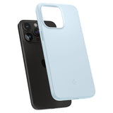 Spigen iPhone 15 Pro -suojakuori, Thin Fit, Mute Blue