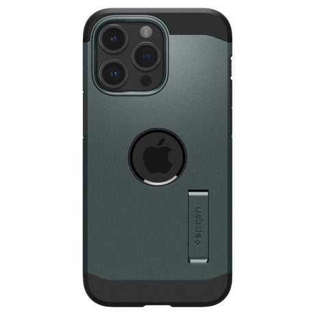 Spigen iPhone 15 Pro -suojakuori Tough Armor MagFit Abyss Green