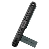 Spigen iPhone 15 Pro -suojakuori Tough Armor MagFit Abyss Green