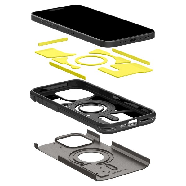 Spigen iPhone 15 Pro Kuori Tough Armor MagFit Gunmetal