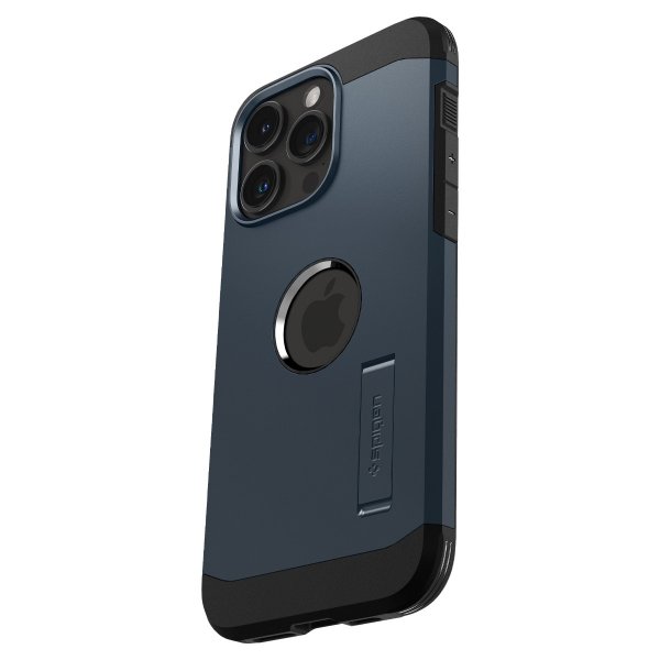 Spigen iPhone 15 Pro -suojakuori Tough Armor MagFit Metal Slate