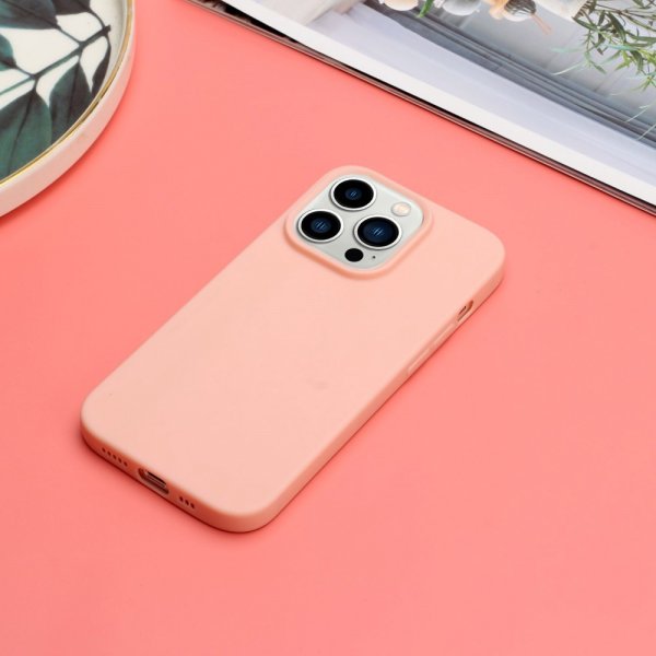 iPhone 15 Pro Kuori TPU Vaaleanpunainen