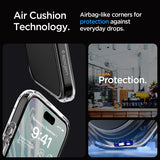 Spigen iPhone 15 Pro Ultra Hybrid -kuori, Crystal Clear