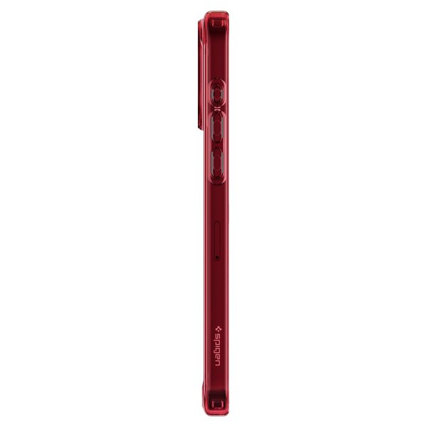 Spigen iPhone 15 Pro -suojakuori Ultra Hybrid Deep Red