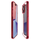Spigen iPhone 15 Pro -suojakuori Ultra Hybrid Deep Red
