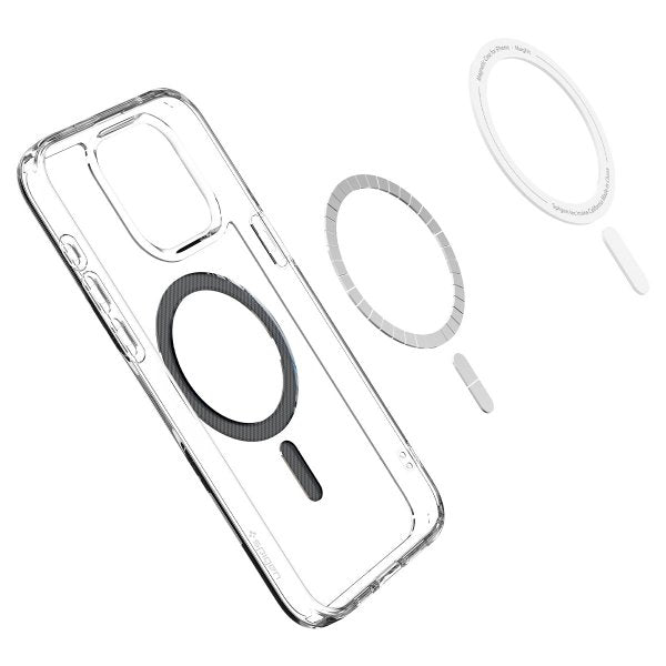 Spigen iPhone 15 Pro -suojakuori Ultra Hybrid MagFit Carbon Fiber